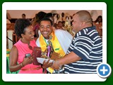 Honour roll student Cortez Cooper (Head Boy) of the CEHS  Class of 2016 surrrounded by his parents -   490A7049