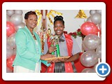 Eleu. District Superintendent Mrs. Helen Simmons-Johnson with Toneisha Ferguson of the NEHS Class of 2016 -490A3420